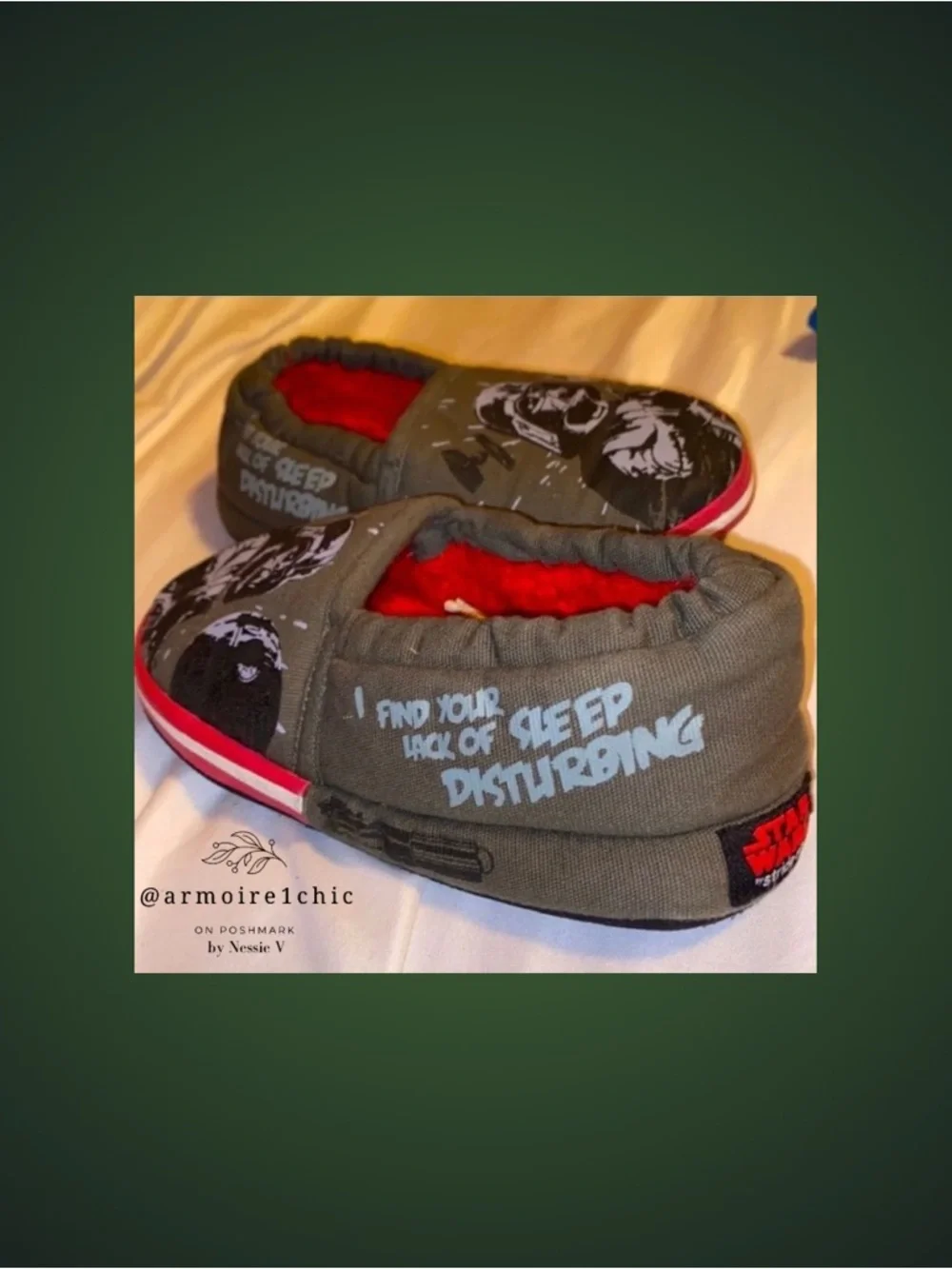 STRIDE RITE | Star Wars | Darth Vader | house slippers | Kids Size Y 2-3